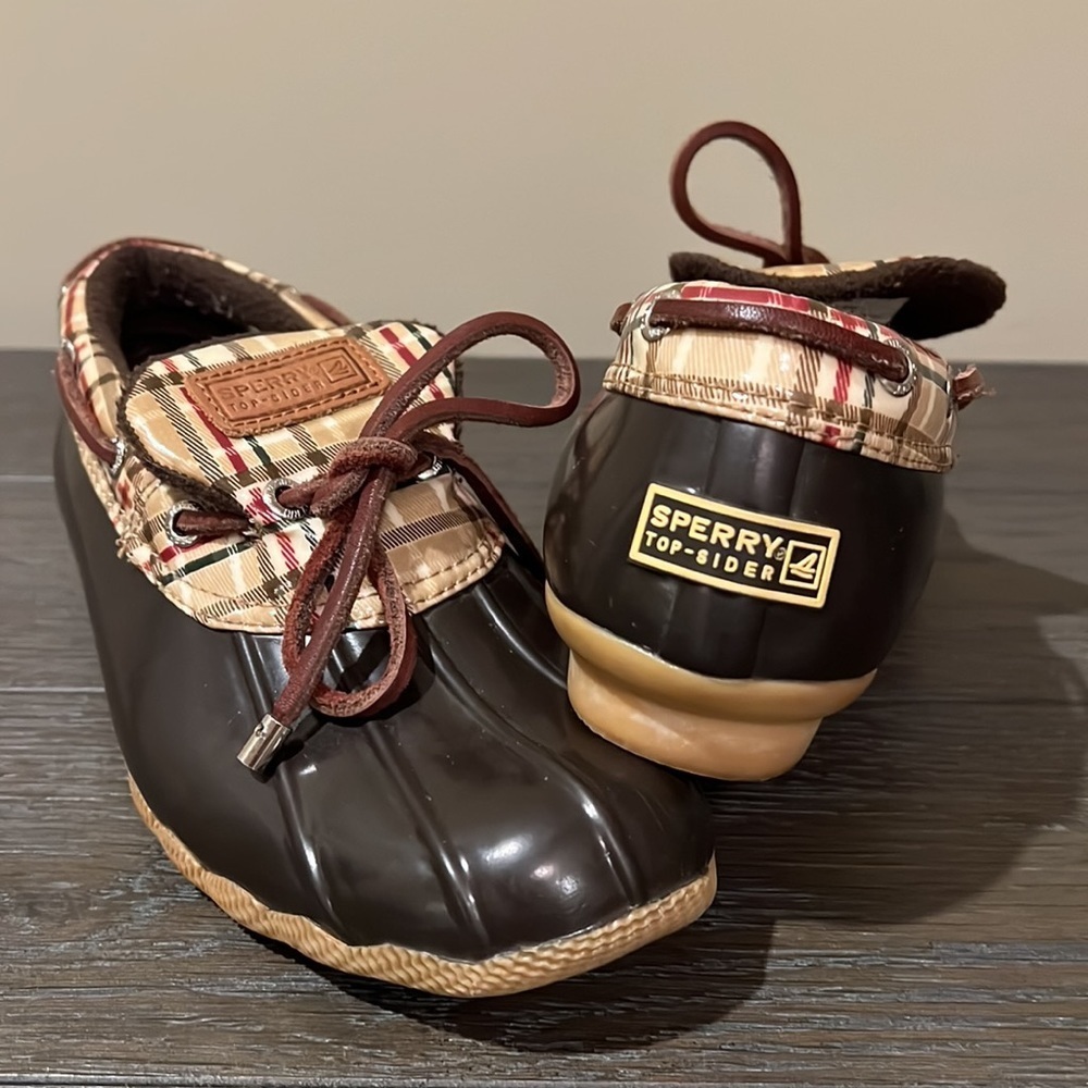 Sperry Top-Sider rain shoes​​, girl, EUC